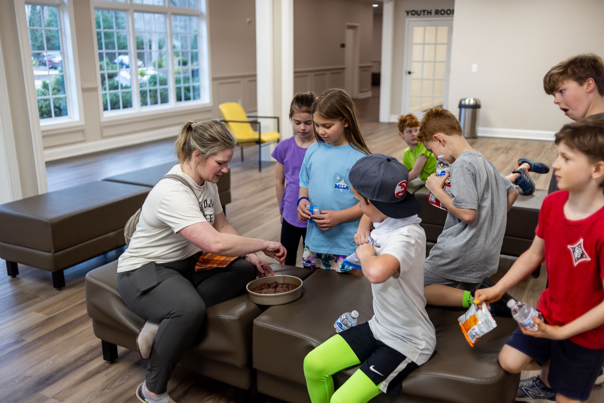 Volunteers serving during a Sunday service at East Cobb Church of Christ